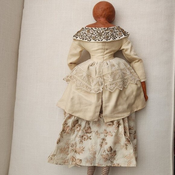 Nicol Sayre Handcrafted Folk Art Doll (Queen of the Harvest) - Picture 10 of 12